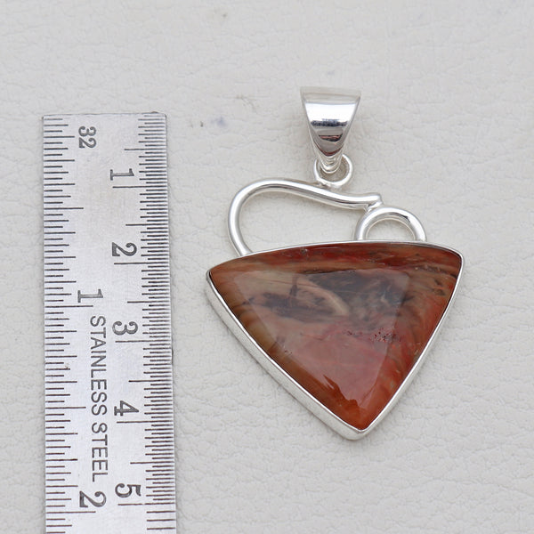 925 Silver Carrasite Jasper Pendants
