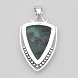Ruby Zoisite Silver Designer Pendants