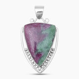925 Sterling silver Ruby Zoisite Pendants