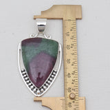 Ruby Zoisite Silver Designer Pendants