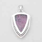 925 Sterling silver Ruby Zoisite Pendants