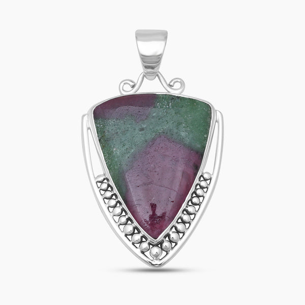Ruby Zoisite Silver Designer Pendants