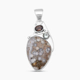 Ocean Jasper Silver Pendants