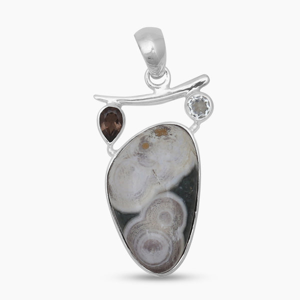 Ocean Jasper Silver Pendants