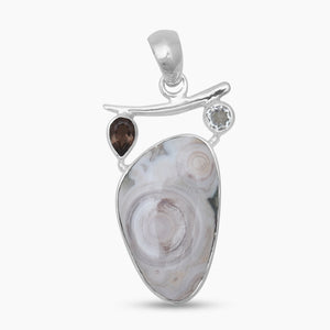 Ocean Jasper Silver Pendants