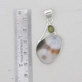 925 Sterling Silver Ocean Jasper Pendants