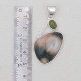 925 Sterling Silver Ocean Jasper Pendants
