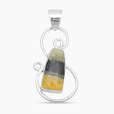 Mustard Jasper Silver Pendants