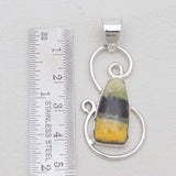 Mustard Jasper Silver Pendants