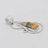 Mustard Jasper Silver Pendants