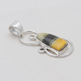 Mustard Jasper Silver Pendants