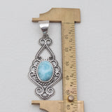 Mexican Turquoise Silver Pendants