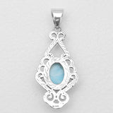 Mexican Turquoise Silver Pendants