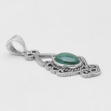 Mexican Turquoise Silver Pendants