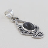 Blue Kyanite Gemstone Silver Pendant