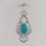 Mexican Turquoise Silver Pendants