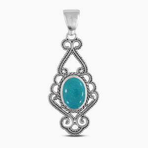 Mexican Turquoise Silver Pendants