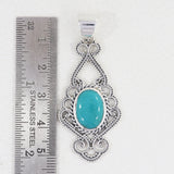 Mexican Turquoise Silver Pendants