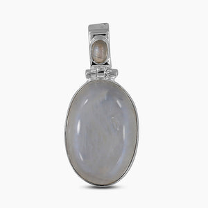 Rainbow Moonstone Silver Pendants