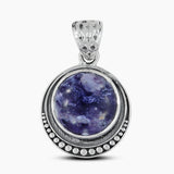 925 Sterling Silver Larimar Pendants
