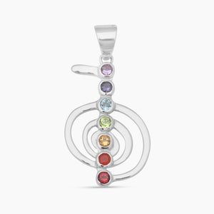 925 Sterling Silver Multistone Pendants