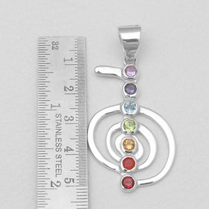 925 Sterling Silver Multistone Pendants
