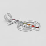 925 Sterling Silver Multistone Pendants