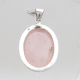 Rose Quartz Silver Pendants