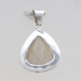 925 Sterling Silver Rutilated Quartz Pendants