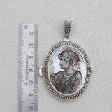 925 Silver Abalone Shell Pendant