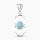 925 Sterling Silver Mexican Turquoise Pendants