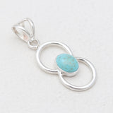 925 Sterling Silver Mexican Turquoise Pendants