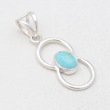 925 Sterling Silver Mexican Turquoise Pendants