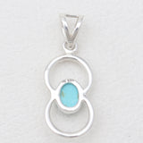 925 Sterling Silver Mexican Turquoise Pendants