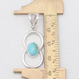 925 Sterling Silver Mexican Turquoise Pendants