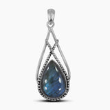 925 Sterling Silver Larimar Pendants