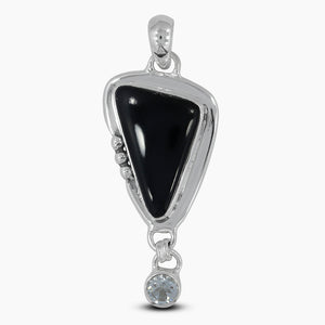 925 Sterling Silver Black Onyx Pendants