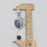 925 Sterling Silver Dendritic Opal Pendants