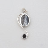 925 Sterling Silver Dendritic Opal Pendants