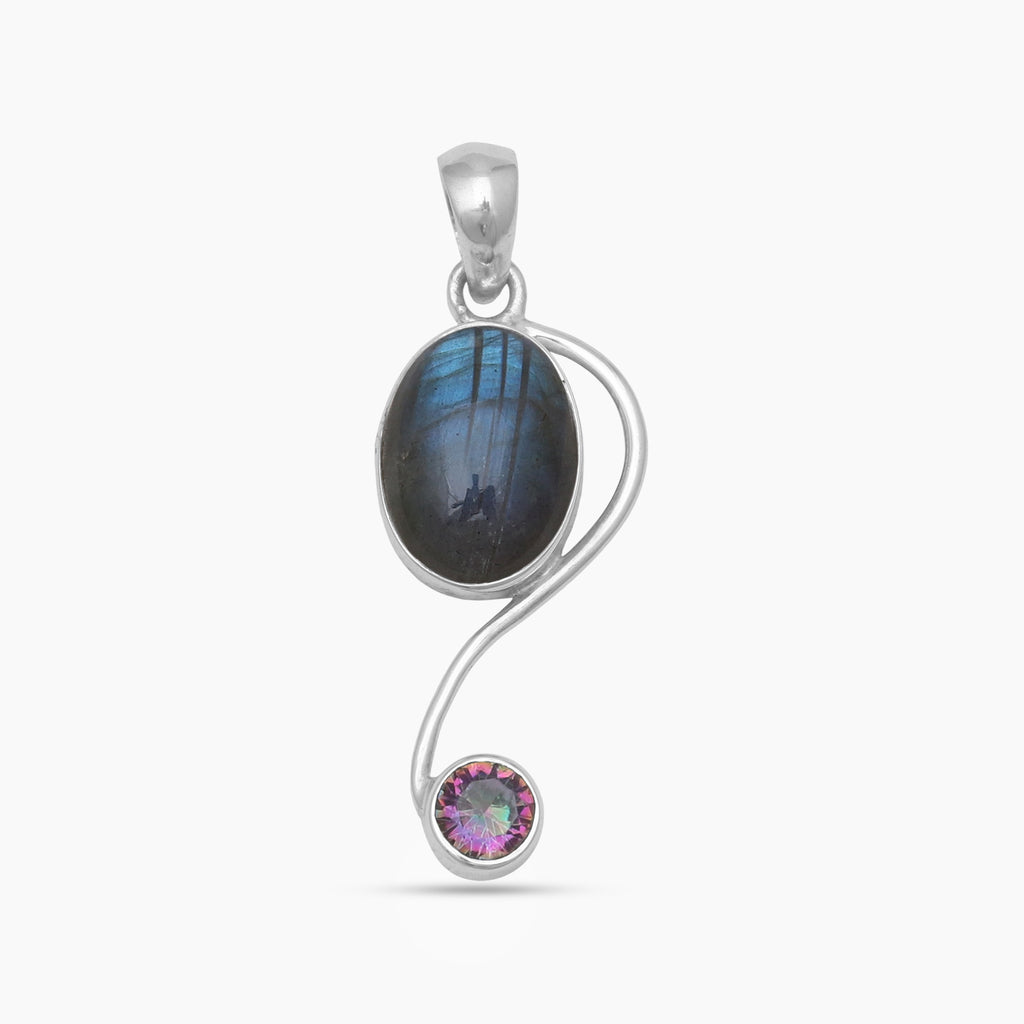 Labradorite Silver Pendants