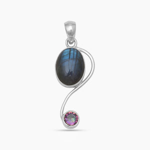 Labradorite Silver Pendants