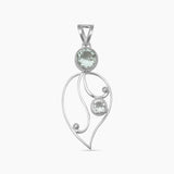 Larimar & Blue Topaz Silver Pendants