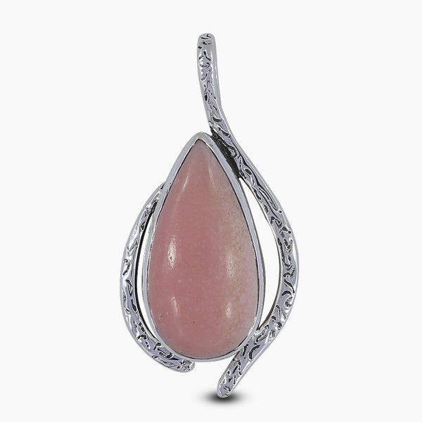 925 Sterling Silver Pink Opal Pendants