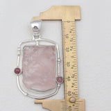 925 Sterling Silver Amethyst Druse Pendants