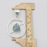 925 Sterling Silver Aquamarine Pendants