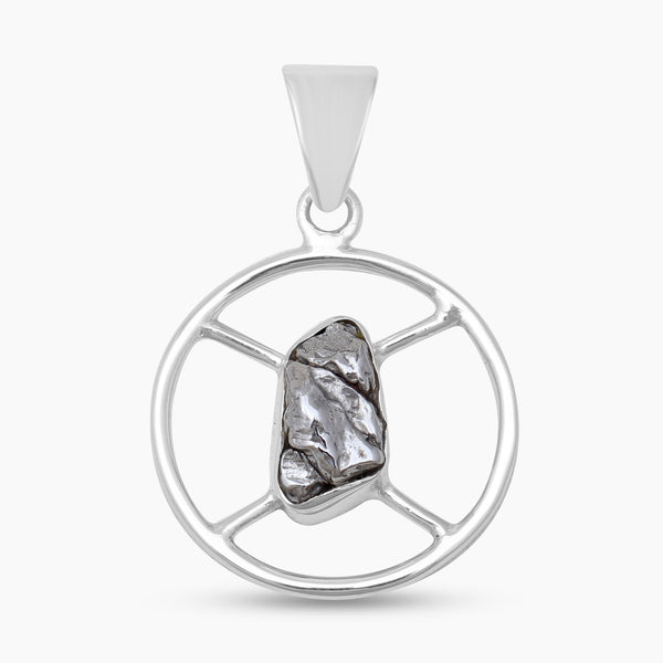 925 Sterling Silver Coconut Druzy Pendants