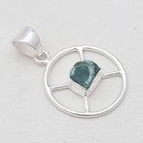 925 Sterling Silver Apatite Pendants