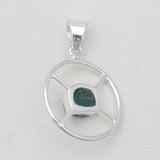 925 Sterling Silver Apatite Pendants