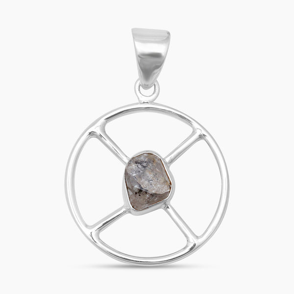 925 Sterling Silver Herkimer Quartz Pendants