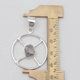 925 Sterling Silver Herkimer Quartz Pendants